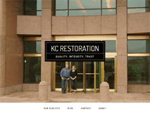 Tablet Screenshot of kcrestoration.com